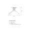 Designers Fountain Leena 14 in. 1-Light Polished Nickel Modern Semi Flush Mount with Clear Glass Shade for Bedrooms D307M-SF-PN - alternate 2